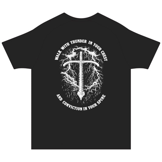 Jerusalem Cross/Conviction In Your Spine-Rashguard