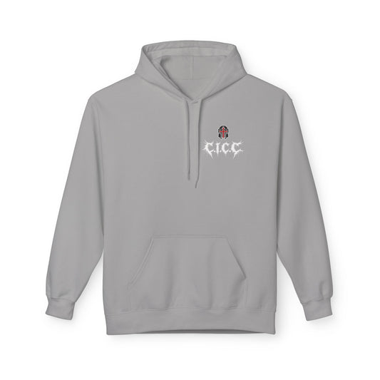 Crusader Iron Metal Cover - Unisex Midweight Softstyle Fleece Hoodie