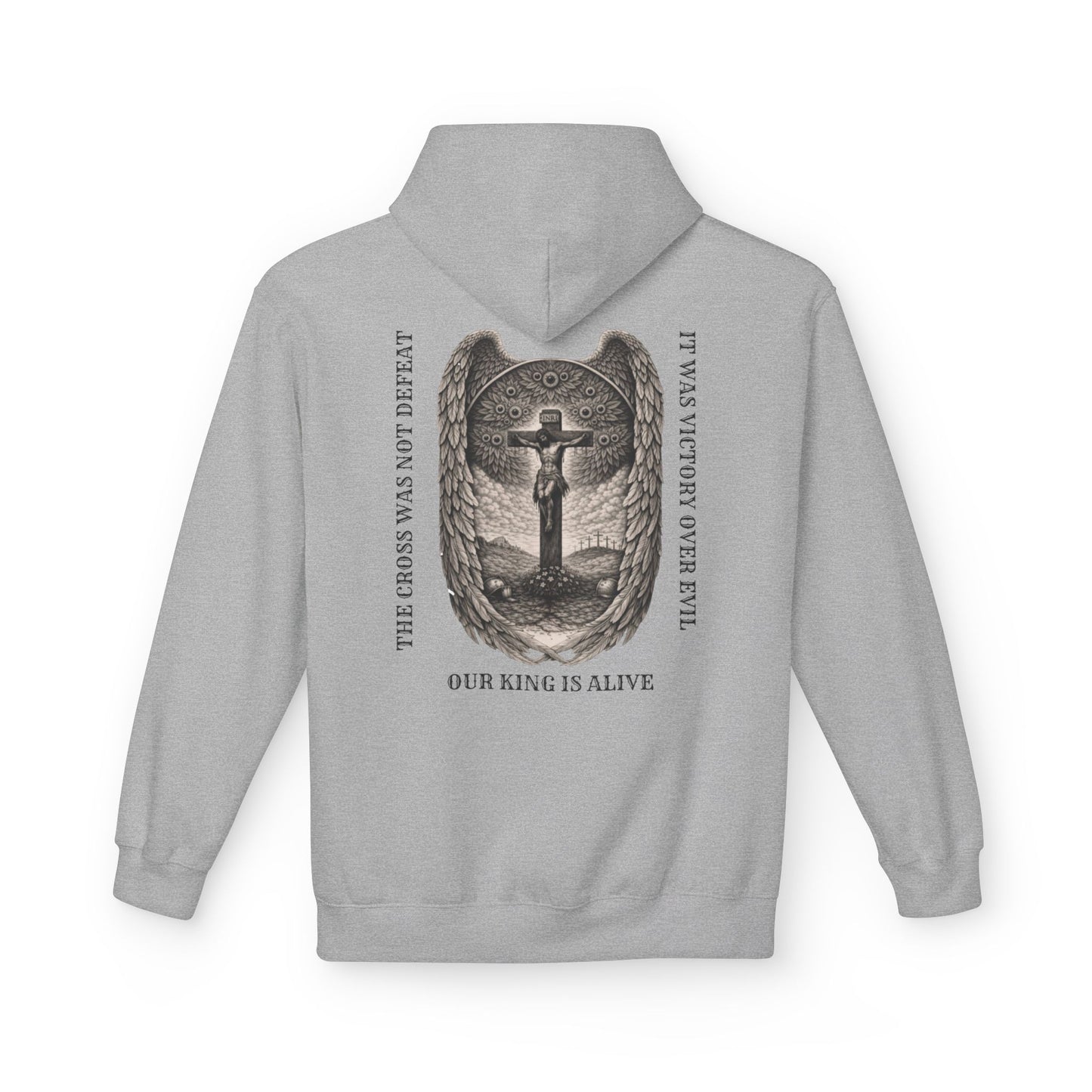 Victory Over Evil Unisex Midweight Softstyle Fleece Hoodie