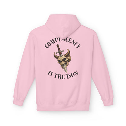 Complacency is treason- Unisex Midweight Softstyle Fleece Hoodie