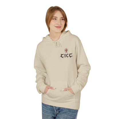 Crusader Iron Metal Cover - Unisex Midweight Softstyle Fleece Hoodie