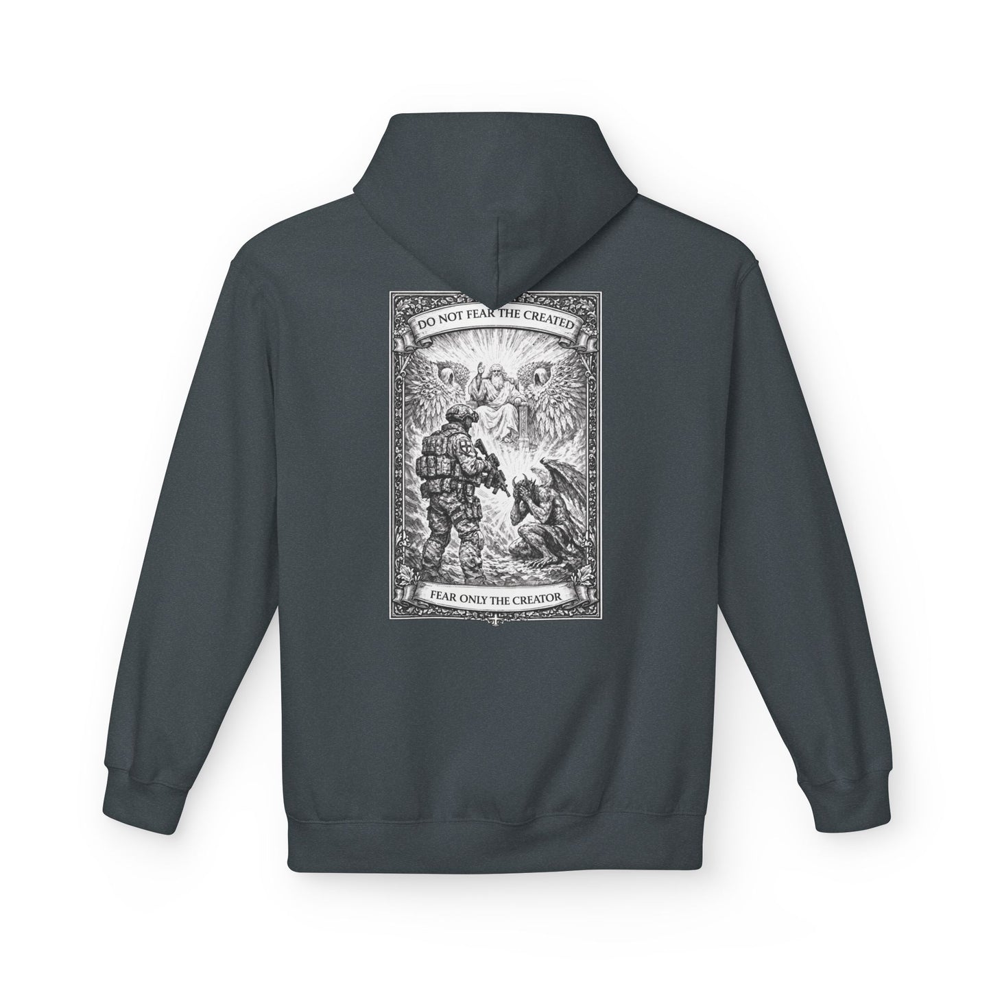 Fear Only the creator - Unisex Midweight Softstyle Fleece Hoodie