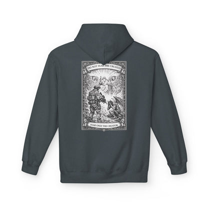 Fear Only the creator - Unisex Midweight Softstyle Fleece Hoodie