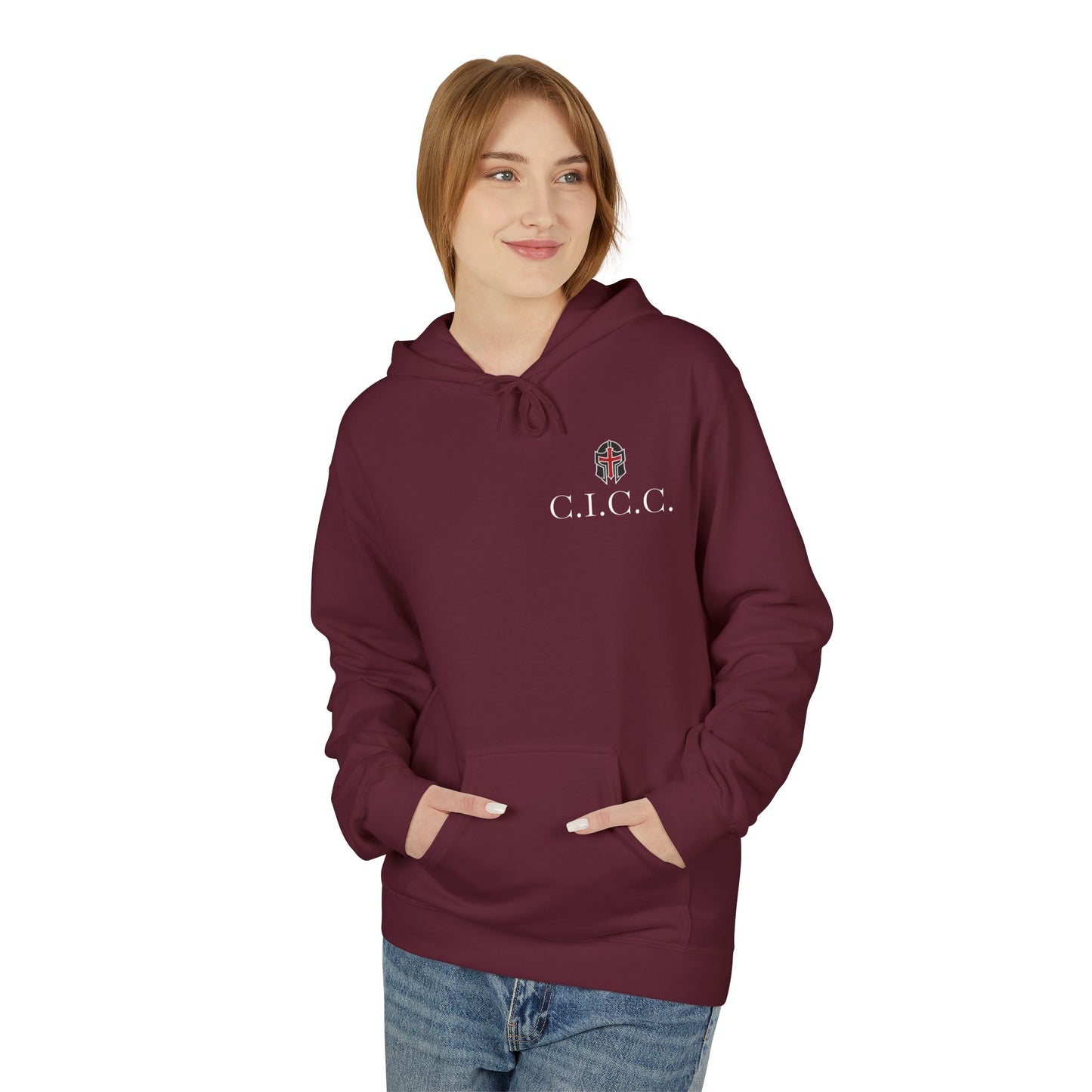 Victory Over Evil Unisex Midweight Softstyle Fleece Hoodie