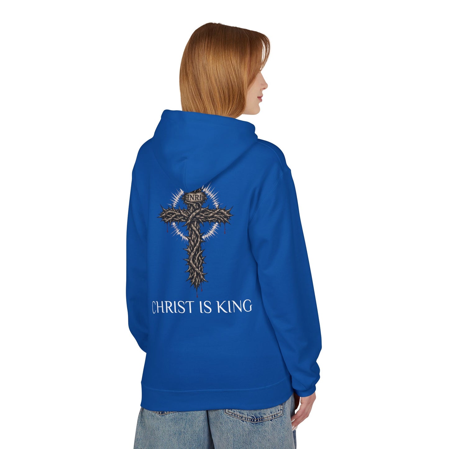 Christ Is King - Unisex Midweight Softstyle Fleece Hoodie