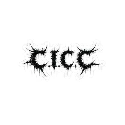 C.I.C.C. Metal Sticker (Black)