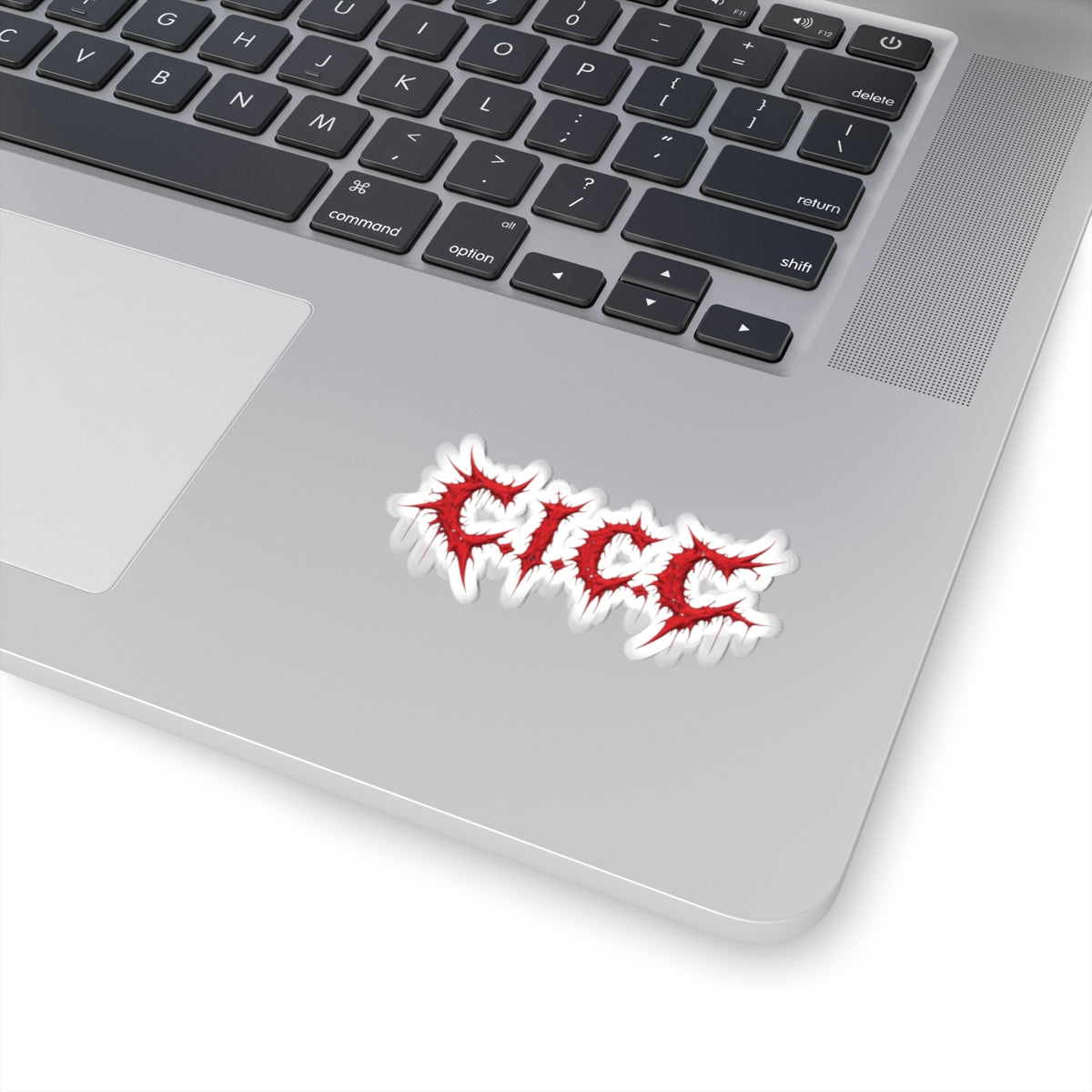 C.I.C.C. Metal Sticker (Red)