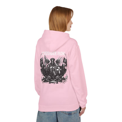 Crusader Iron Metal Cover - Unisex Midweight Softstyle Fleece Hoodie