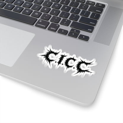 C.I.C.C. Metal Sticker (Black)