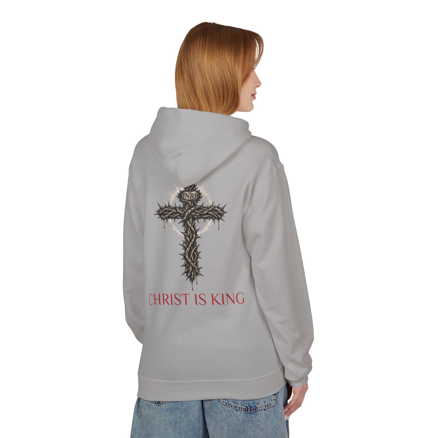 Christ Is King - Unisex Midweight Softstyle Fleece Hoodie