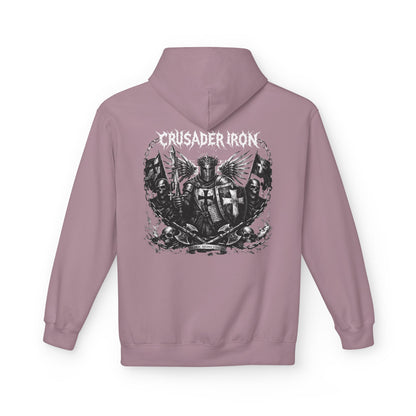 Crusader Iron Metal Cover - Unisex Midweight Softstyle Fleece Hoodie