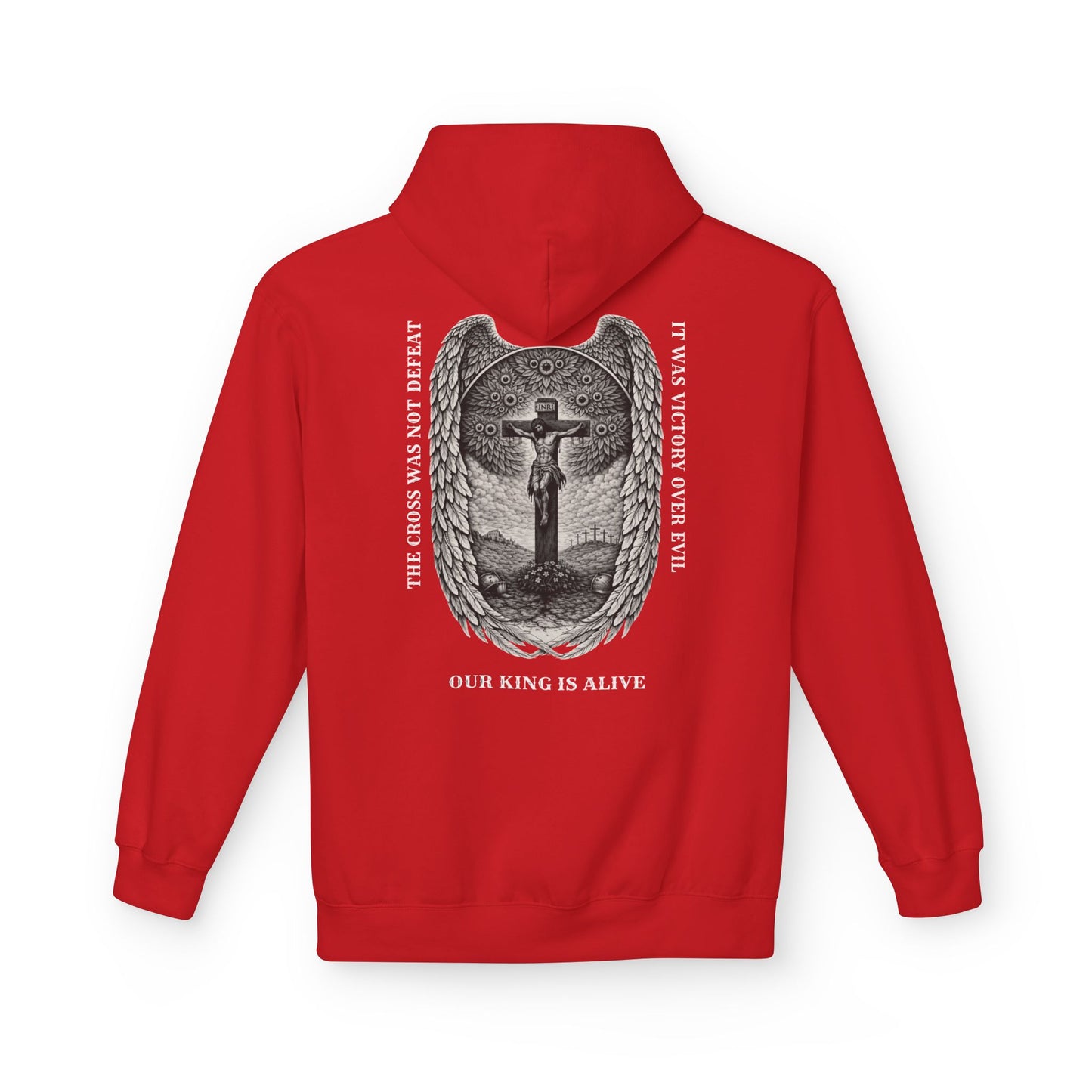 Victory Over Evil Unisex Midweight Softstyle Fleece Hoodie