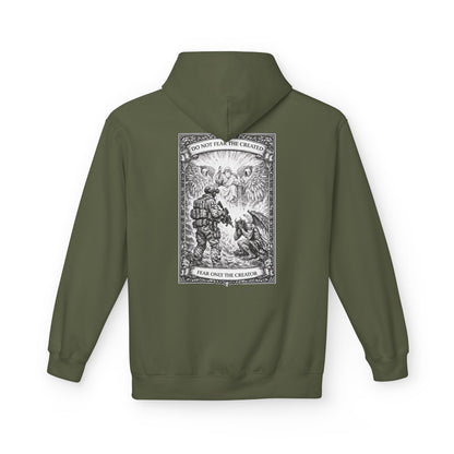 Fear Only the creator - Unisex Midweight Softstyle Fleece Hoodie