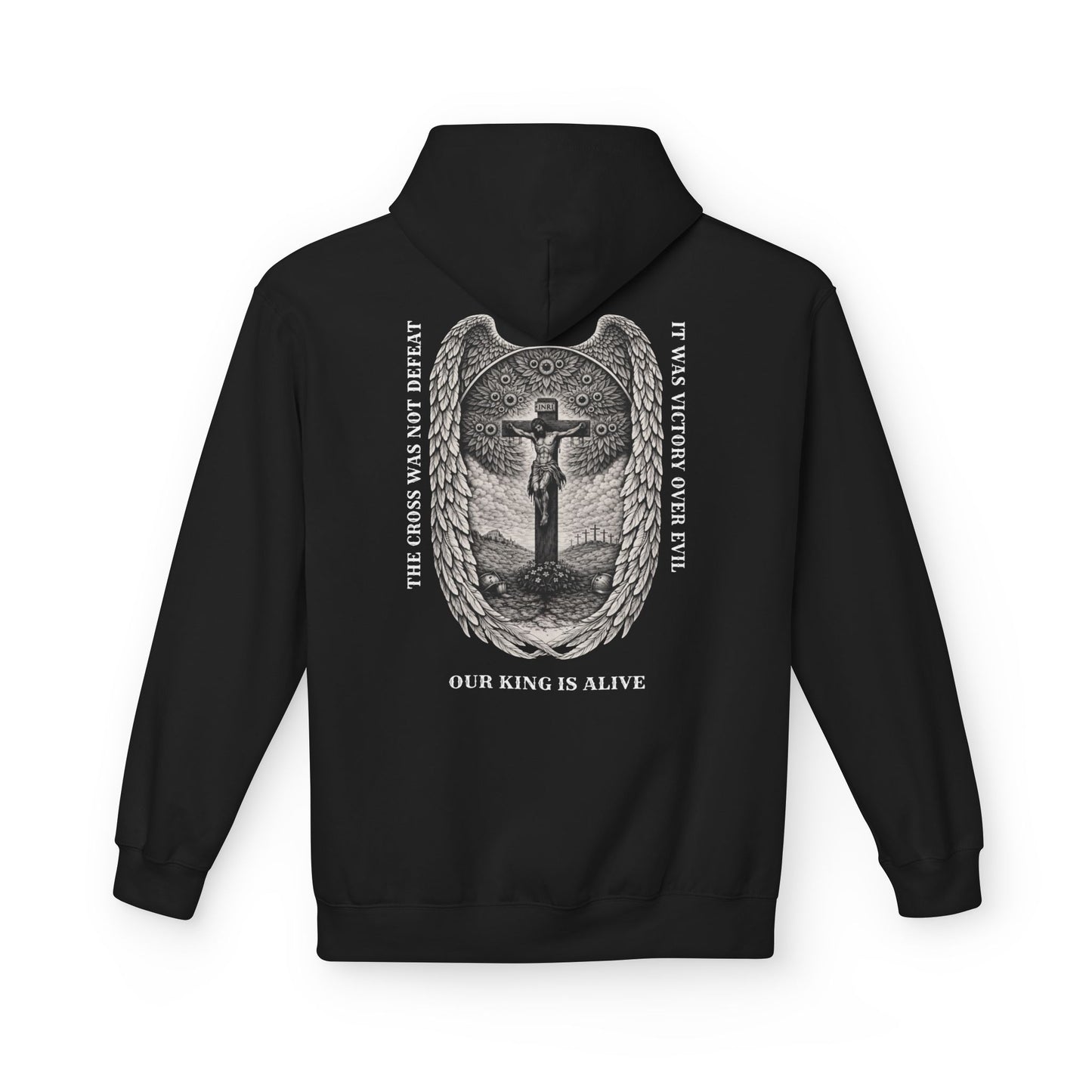Victory Over Evil Unisex Midweight Softstyle Fleece Hoodie