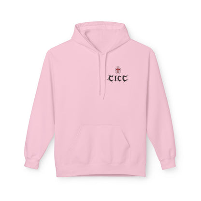 Crusader Iron Metal Cover - Unisex Midweight Softstyle Fleece Hoodie