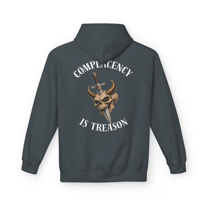 Complacency is treason- Unisex Midweight Softstyle Fleece Hoodie