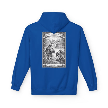 Fear Only the creator - Unisex Midweight Softstyle Fleece Hoodie