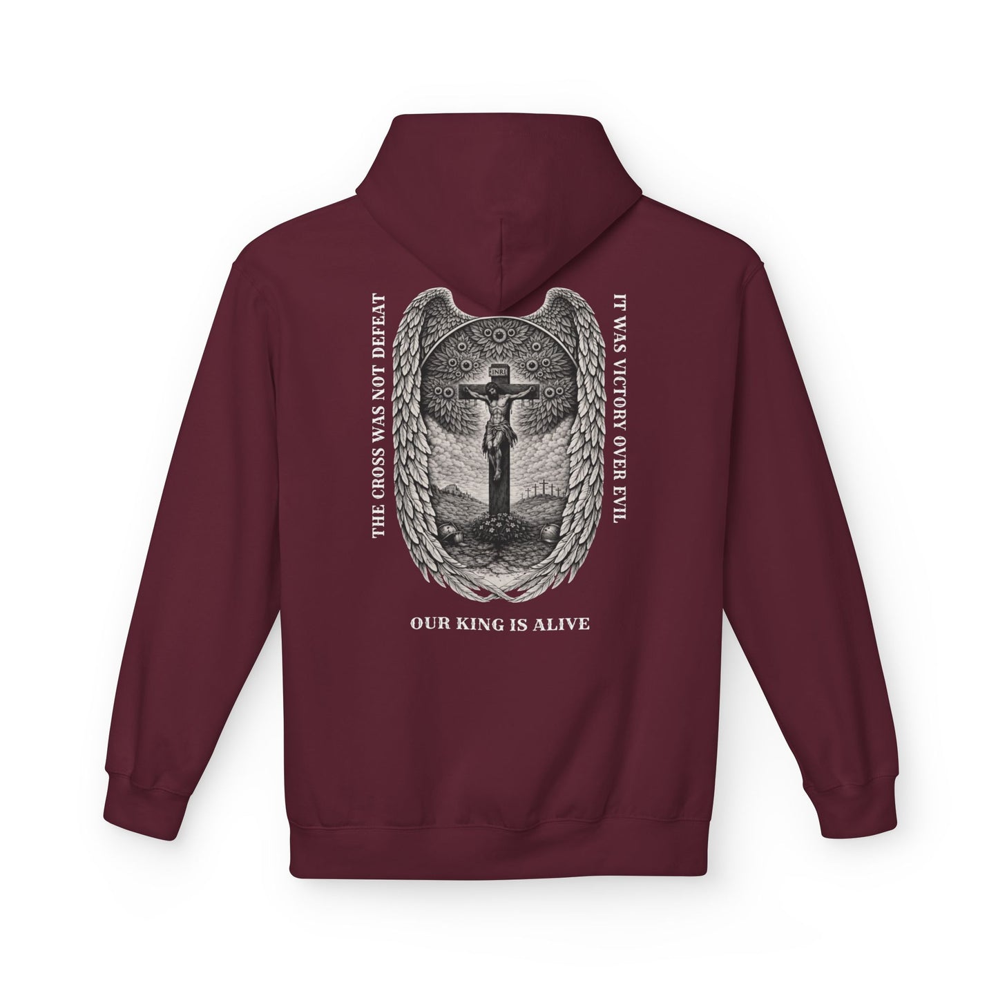 Victory Over Evil Unisex Midweight Softstyle Fleece Hoodie