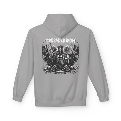 Crusader Iron Metal Cover - Unisex Midweight Softstyle Fleece Hoodie