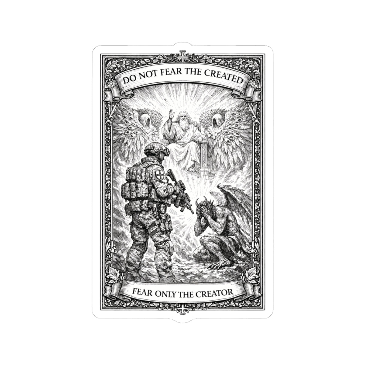 Fear Only The Creator Sticker
