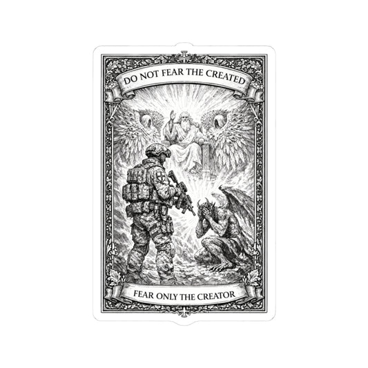 Fear Only The Creator Sticker