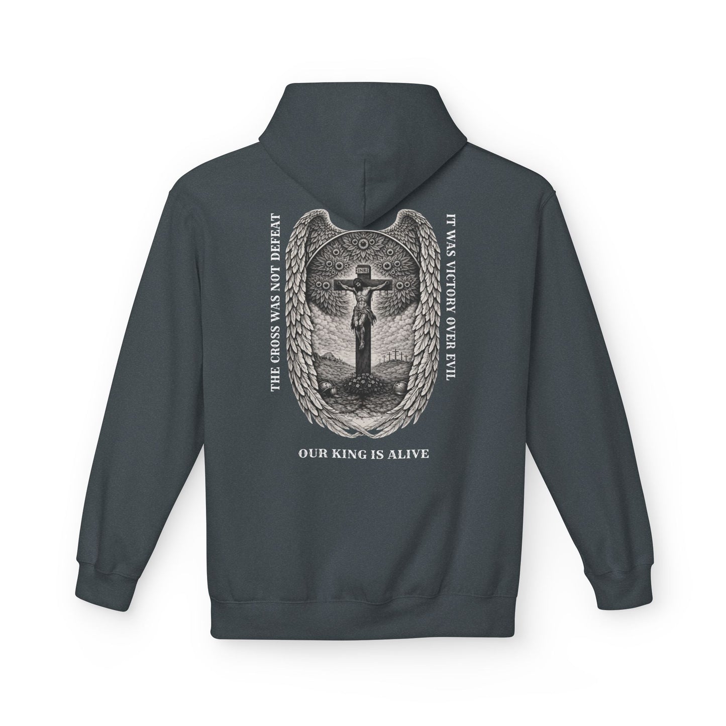 Victory Over Evil Unisex Midweight Softstyle Fleece Hoodie