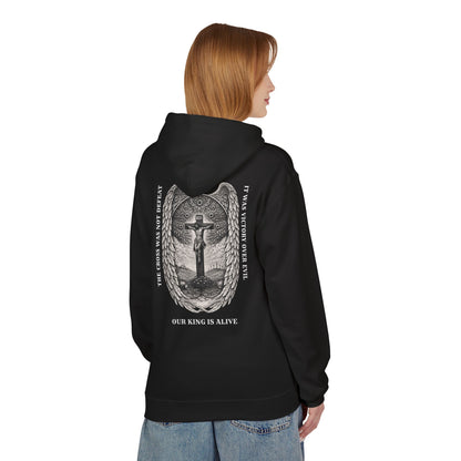 Victory Over Evil Unisex Midweight Softstyle Fleece Hoodie