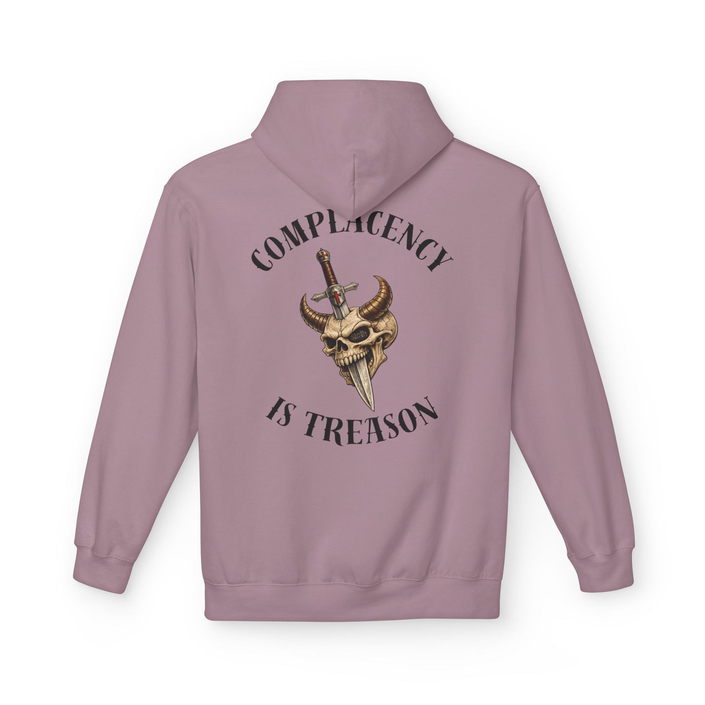 Complacency is treason- Unisex Midweight Softstyle Fleece Hoodie