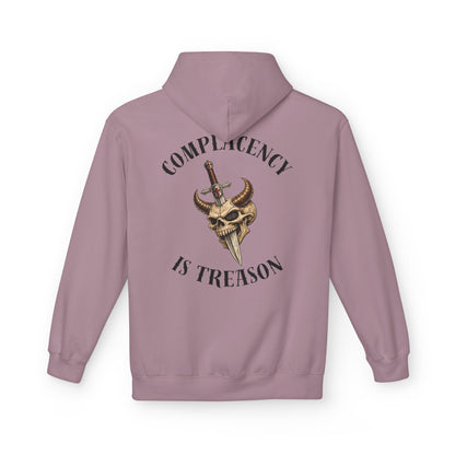 Complacency is treason- Unisex Midweight Softstyle Fleece Hoodie