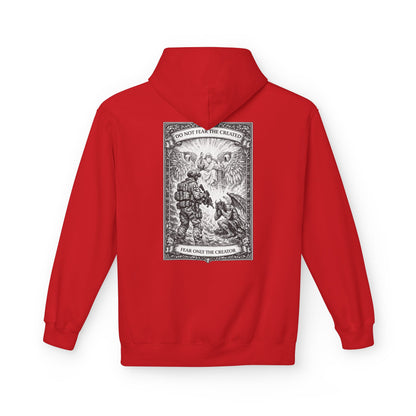 Fear Only the creator - Unisex Midweight Softstyle Fleece Hoodie
