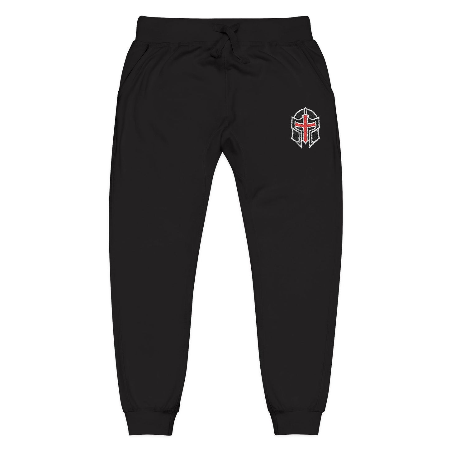 Embroidered Fleece Joggers
