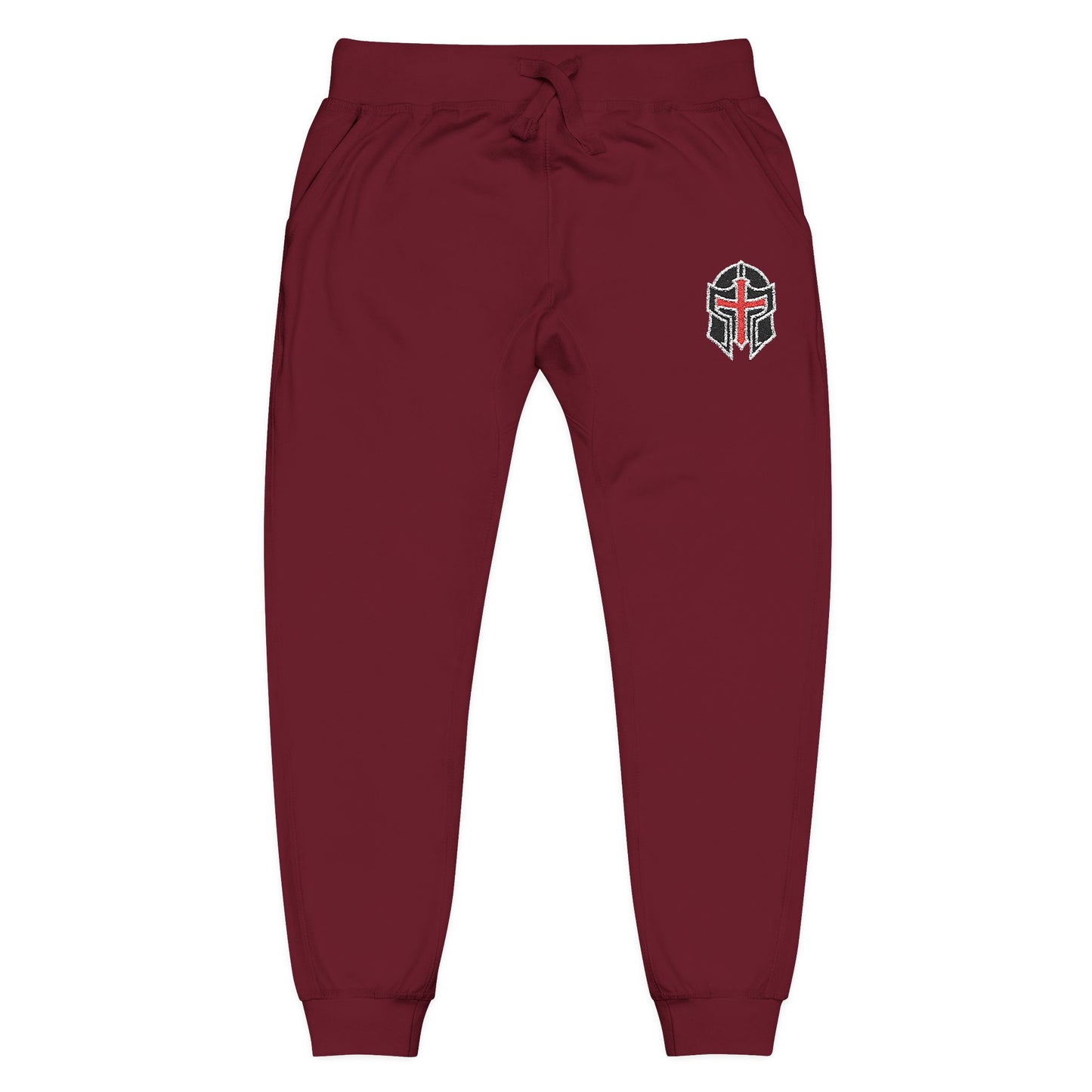Embroidered Fleece Joggers
