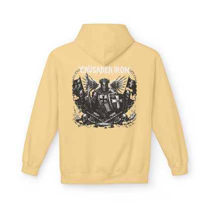 Crusader Iron Metal Cover - Unisex Midweight Softstyle Fleece Hoodie