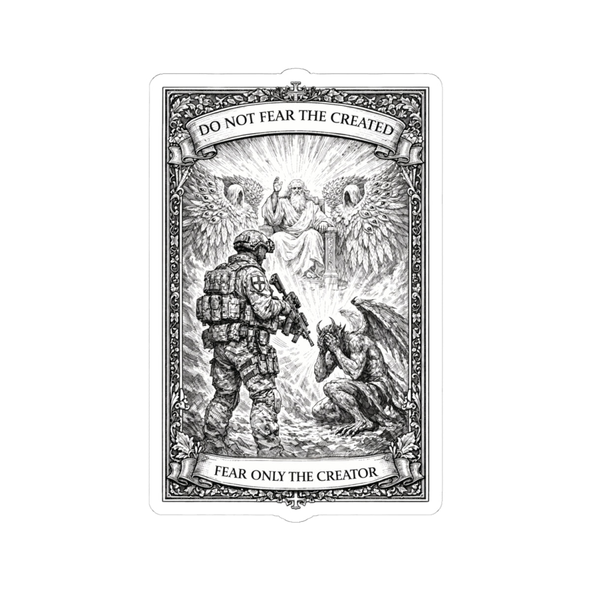 Fear Only The Creator Sticker