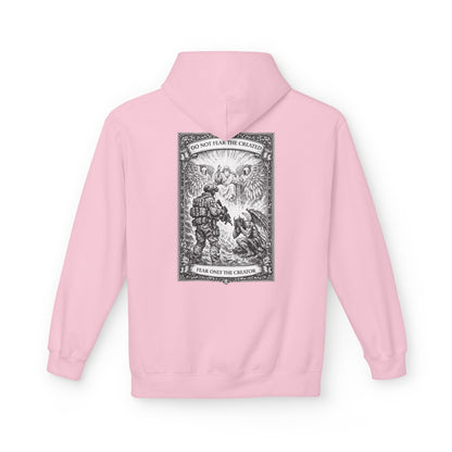 Fear Only the creator - Unisex Midweight Softstyle Fleece Hoodie