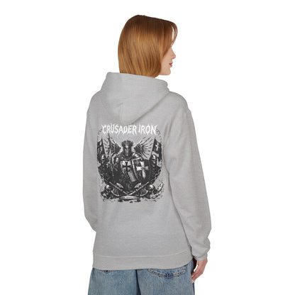 Crusader Iron Metal Cover - Unisex Midweight Softstyle Fleece Hoodie