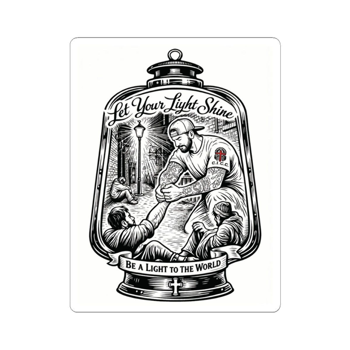 Be A Light To The World Sticker