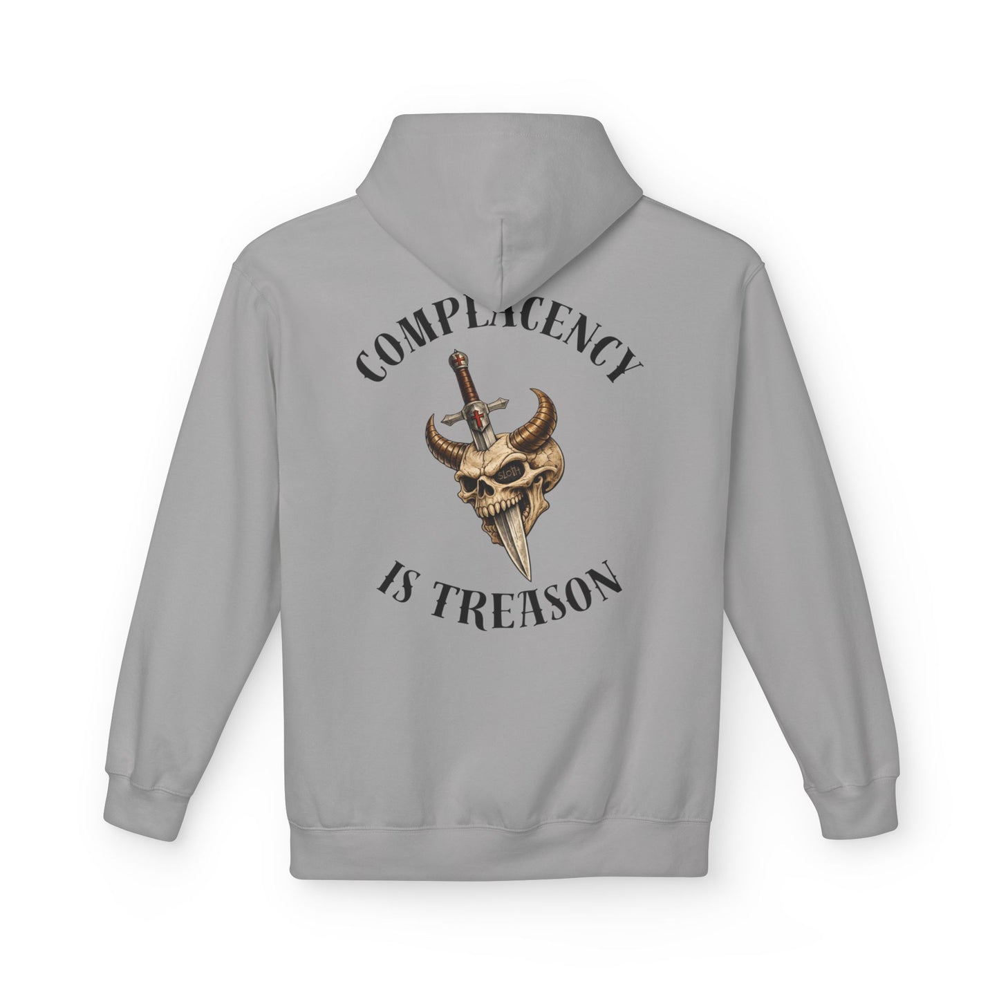 Complacency is treason- Unisex Midweight Softstyle Fleece Hoodie