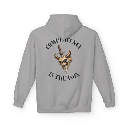 Complacency is treason- Unisex Midweight Softstyle Fleece Hoodie
