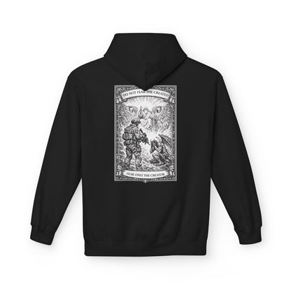 Fear Only the creator - Unisex Midweight Softstyle Fleece Hoodie