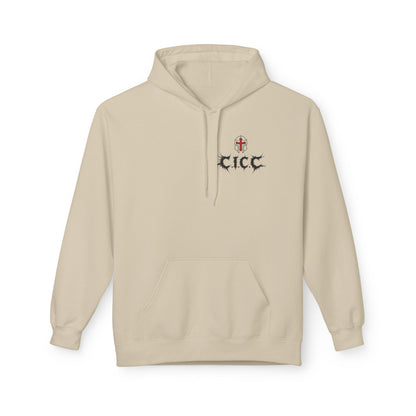 Crusader Iron Metal Cover - Unisex Midweight Softstyle Fleece Hoodie