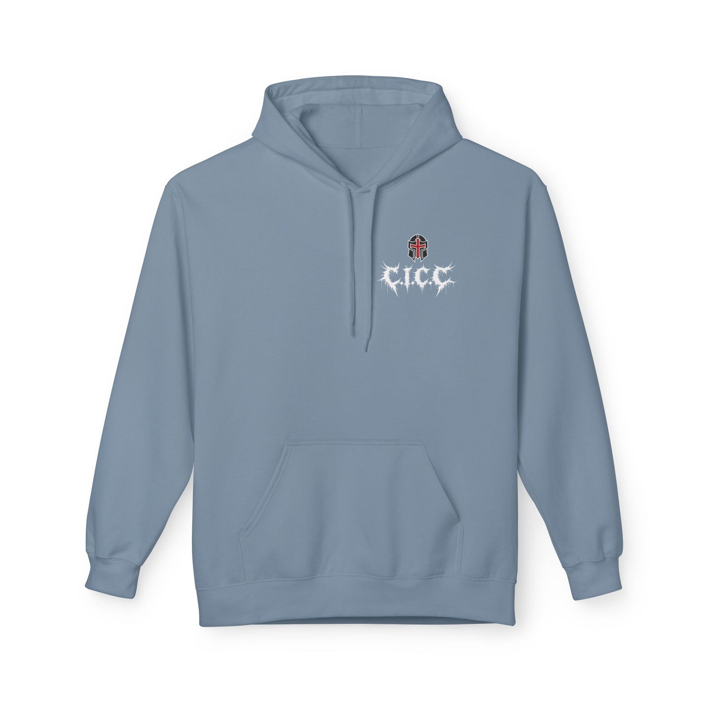Crusader Iron Metal Cover - Unisex Midweight Softstyle Fleece Hoodie