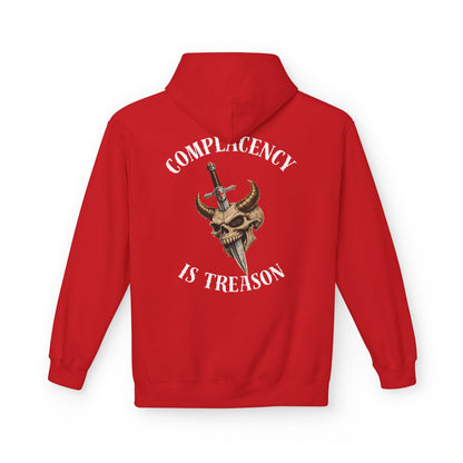 Complacency is treason- Unisex Midweight Softstyle Fleece Hoodie