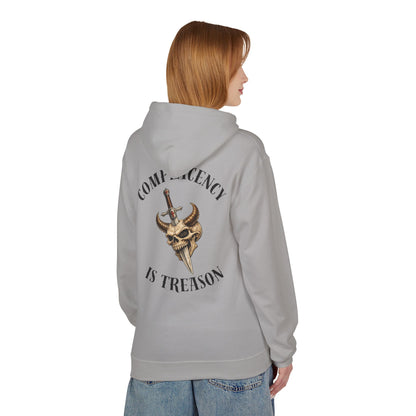 Complacency is treason- Unisex Midweight Softstyle Fleece Hoodie