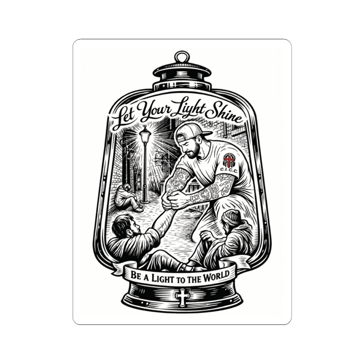 Be A Light To The World Sticker