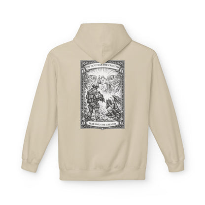 Fear Only the creator - Unisex Midweight Softstyle Fleece Hoodie