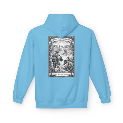 Fear Only the creator - Unisex Midweight Softstyle Fleece Hoodie