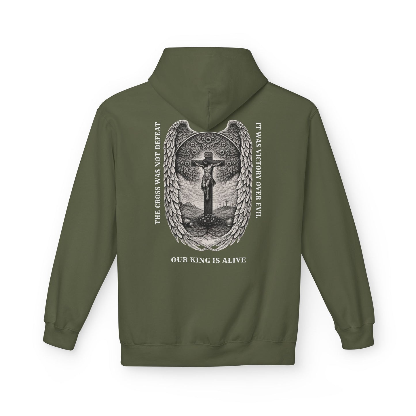 Victory Over Evil Unisex Midweight Softstyle Fleece Hoodie