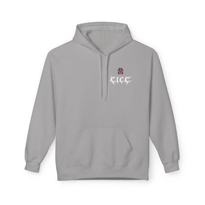 Crusader Iron Metal Cover - Unisex Midweight Softstyle Fleece Hoodie
