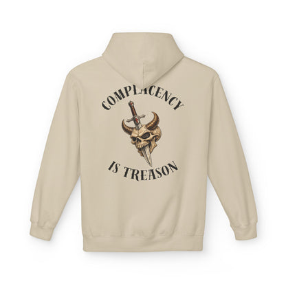 Complacency is treason- Unisex Midweight Softstyle Fleece Hoodie